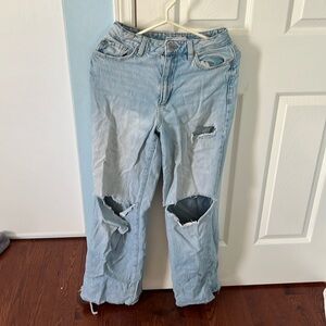 Joe fresh high-rise ripped jeans